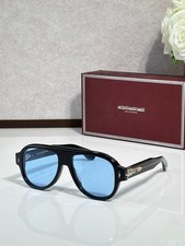 Jacques Marie Mage DRIFTWOOD Sunglasses Black/Blue 58-18-150mm With Case New