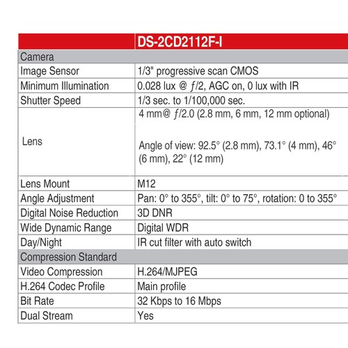 Hikvision 1.3MP HD 3D-DNR IR PoE 4mm Outdoor Surveillance Security IP Camera - Picture 4 of 5