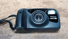 Pentax ZOOM 90-WR 35mm Camera Black Point  Shoot Japan Works EUC New Batteries