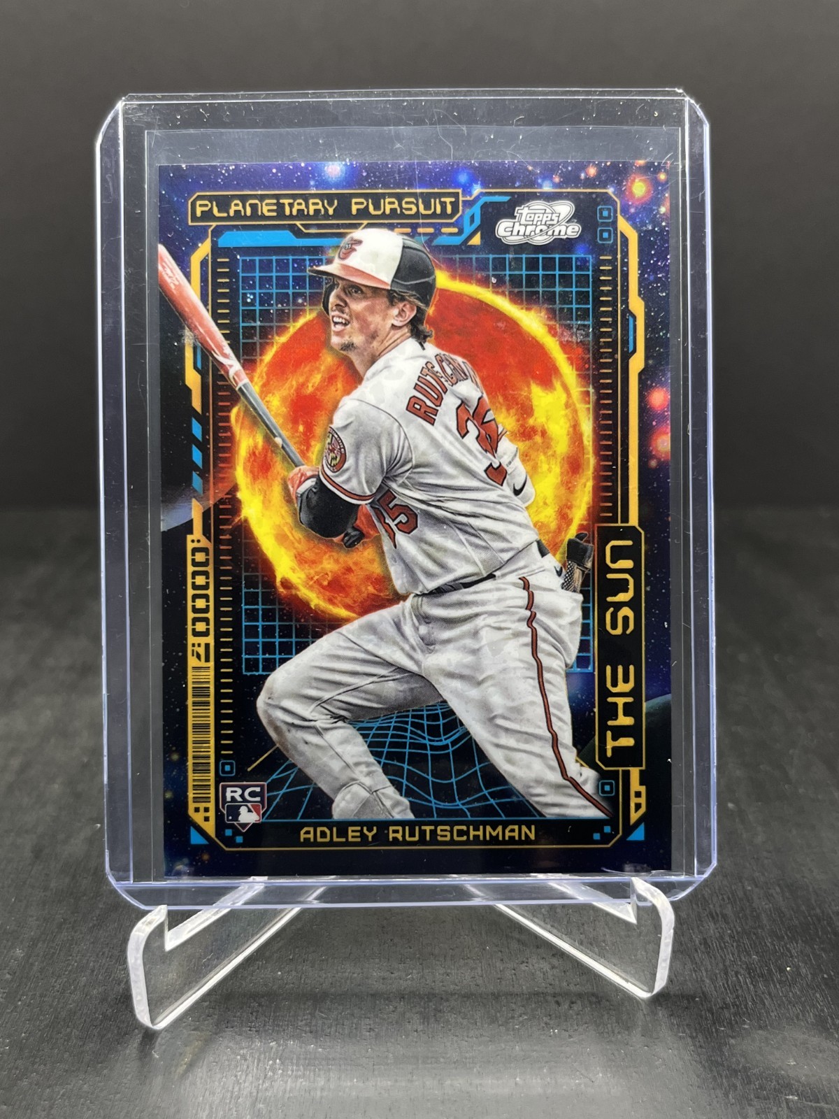 2023 Topps Cosmic Chrome Adley Rutschman RC Planetary Pursuit The Sun SP #PPS-1