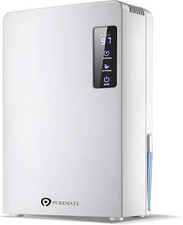 PureMate 2200ml Portable Dehumidifier for Damp, Mould, Moisture in Home
