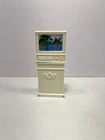 Vintage RARE 2001 Barbie Mattel Grand Hotel TV Stand Cabinet Furniture Bookcase