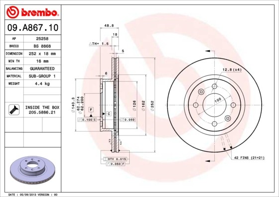 Brembo Bremsscheiben + BelÄGe Vorne & Hinten FÜR Hyundai I10 PA KIA Picanto SA-image
