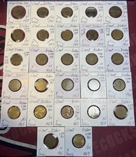1937 - 1967 Great Britain 3 Pence XF - BU 27 Coin Lot Collection With Key Dates