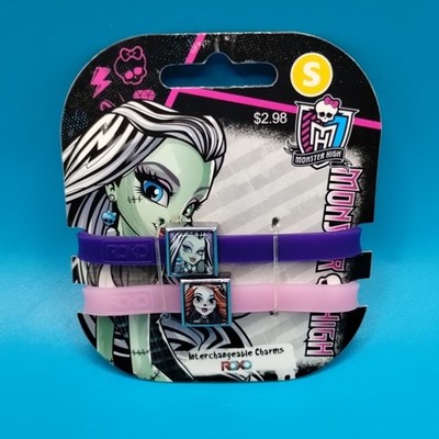 Roxo Monster High Bracelets Frankie Stein & Skelita Interchangeable Charms New