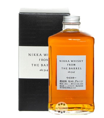 Nikka From The Barrel Whisky / 51,4 % Vol. / 0,5 Liter-Flasche in Geschenkkarton