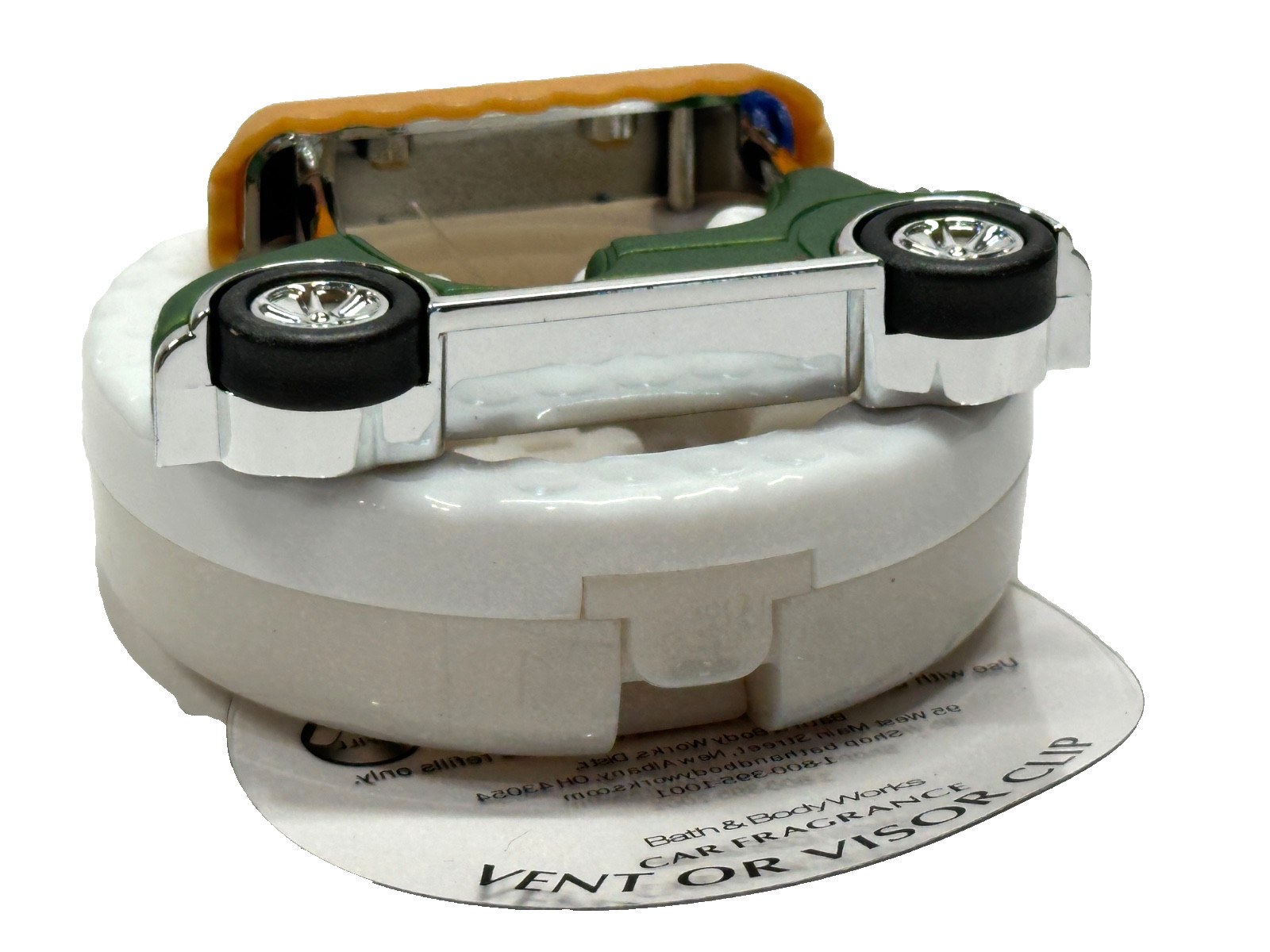 NEW 1 BATH & BODY WORKS GOLF CART SCENTPORTABLE FRESHENER HOLDER CAR VISOR CLIP