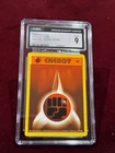 Pokemon 1st Edition Base Set Shadowless Fighting Energy CGC 9 Mint