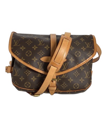 Louis Vuitton Monogram Somme 30 M42256 Coated Canvas Brown Bag #TFB11306