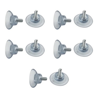 10x Rubber Strong Suction Cup w/ M8 Screw Repair Parts For Glass Table Top