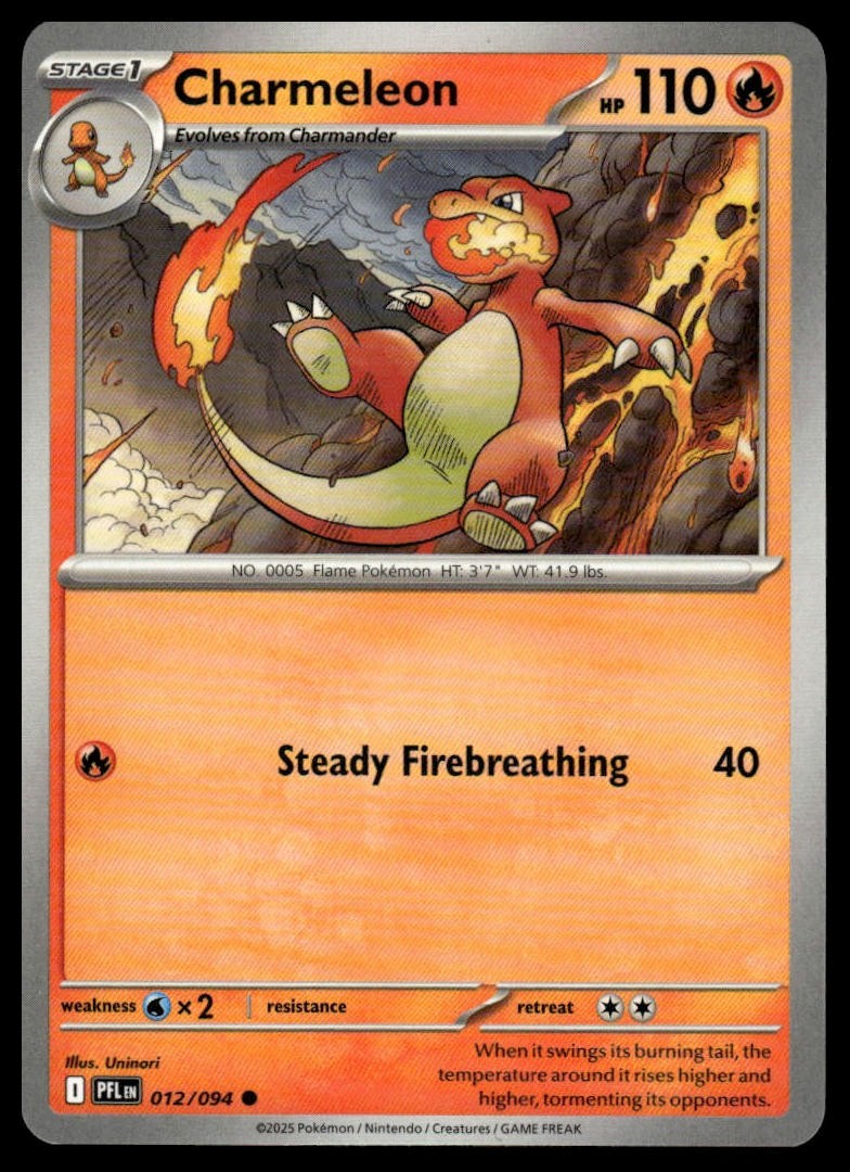 Pokemon Phantasmal Flames #012/094 Charmeleon