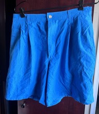 Vintage Polo Ralph Lauren Men’s Blue Chino Shorts Size 36 Made In USA