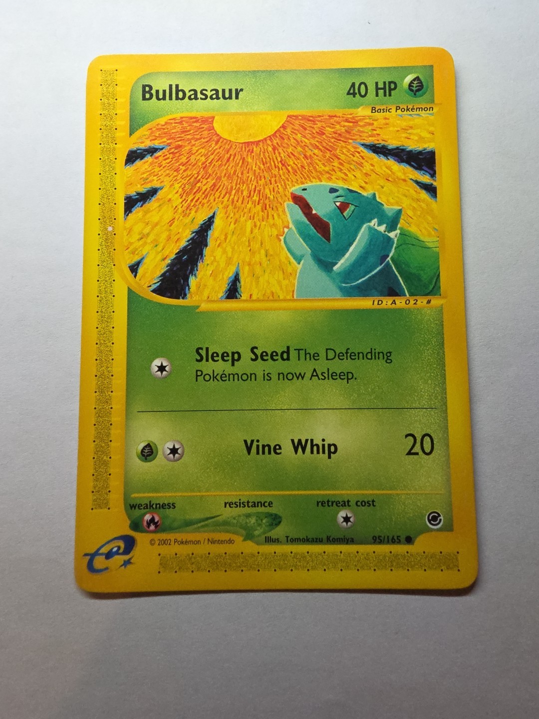 Bulbasaur 95/165  Pokemon TCG Expedition Base Set Non Holo NM