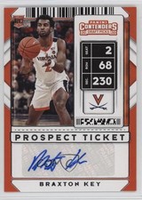 2020 Panini Contenders Draft Picks Sticker Prospect Ticket Braxton Key Auto 0dp1