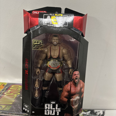 AEW Wrestling All Out WARDLOW Figure #03 PPV Limited Edition NEW SEALED! Belt