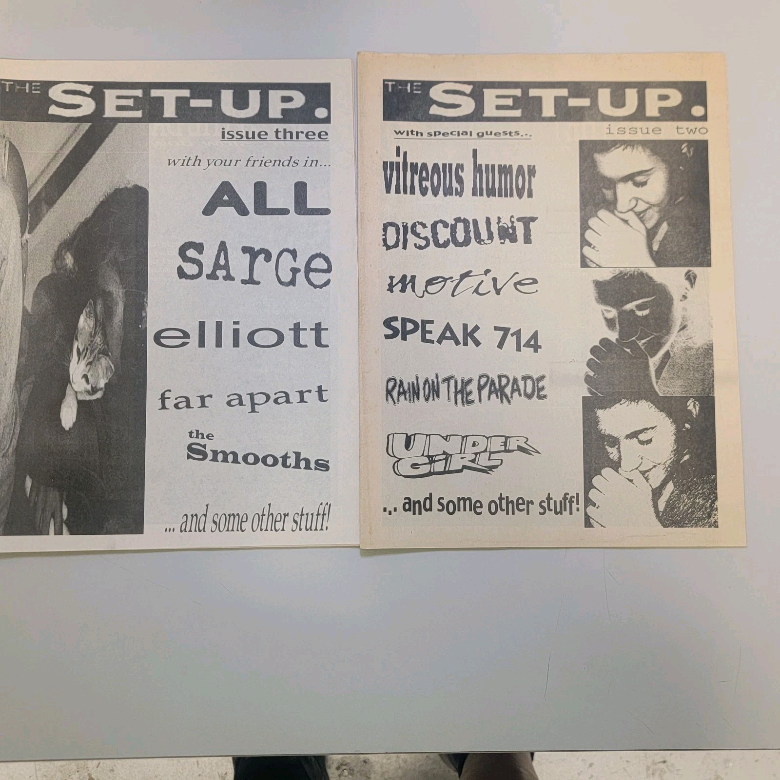 The Set-Up Zine #2 #3 Bundle Punk Rock Community Magazine