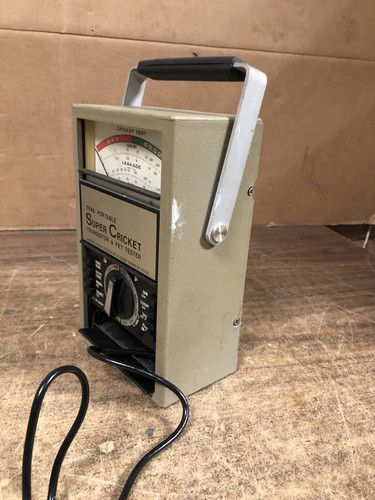 Genuine Vintage Sencore TF46 Portable Super Cricket Transistor & FET Tester - Picture 4 of 8