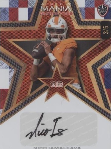 Nico IAMALEAVA 2024 Wild Card /10 SP RC AMERICAN Metallix