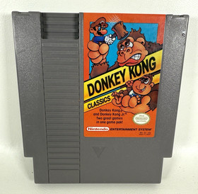 Nintendo NES Donkey Kong Classics AUTHENTIC Clean Tested Video Game (2)