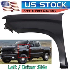 Fender For 2019 2020 2021 2022 2023 Chevrolet Silverado 1500 Front Left Side