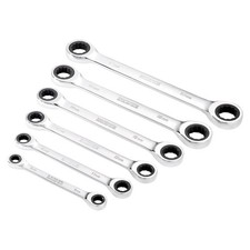Draper Draper HI-TORQ Metric Double Ratchet Ring Spanner Set (6 Piece)