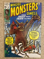 Where Monsters Dwell #6 Reprint of 1st Groot