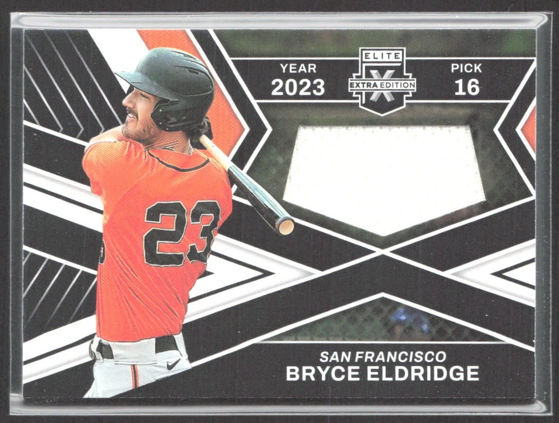 Bryce Eldridge 2023 Panini Elite Extra Edition First Round Materials #FR-BEL MEM