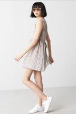 Madewell Floral Mini Dress Size M Sleeveless Cottagecore Boho Spring Summer