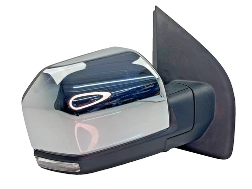 *NO GLASS MOTOR* 2015-2018 F150 Platinum Right Passenger Mirror Chrome w/ Camera