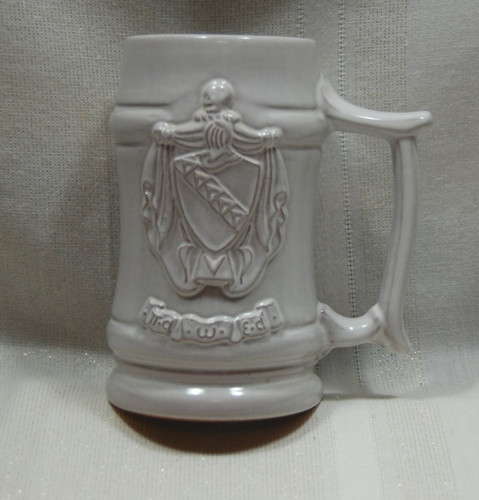 Frankoma Beer Mug Tau Kappa Epsilon Fraternity Crest Vintage