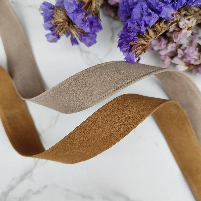 5M Doppel Seite Samt Band Trimmen Kunst Wildleder DIY Schleife Basteln Dekor - Bild 4 von 4