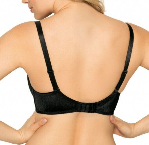 Gaia Jean Black Foam T-shirt Underwire Bra EU/DE 65G UK 30F Padded BS0639 - Picture 2 of 9