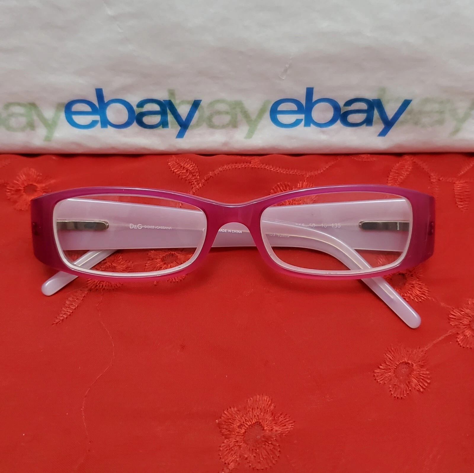 Rare DOLCE & GABBANA D&G 1141 B 655 Purple/Pink 50¤16 135 Eyeglasses Frames Only