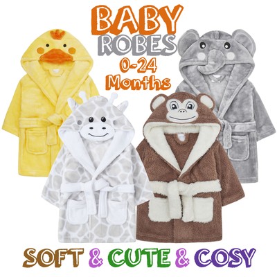 newborn baby boy dressing gown
