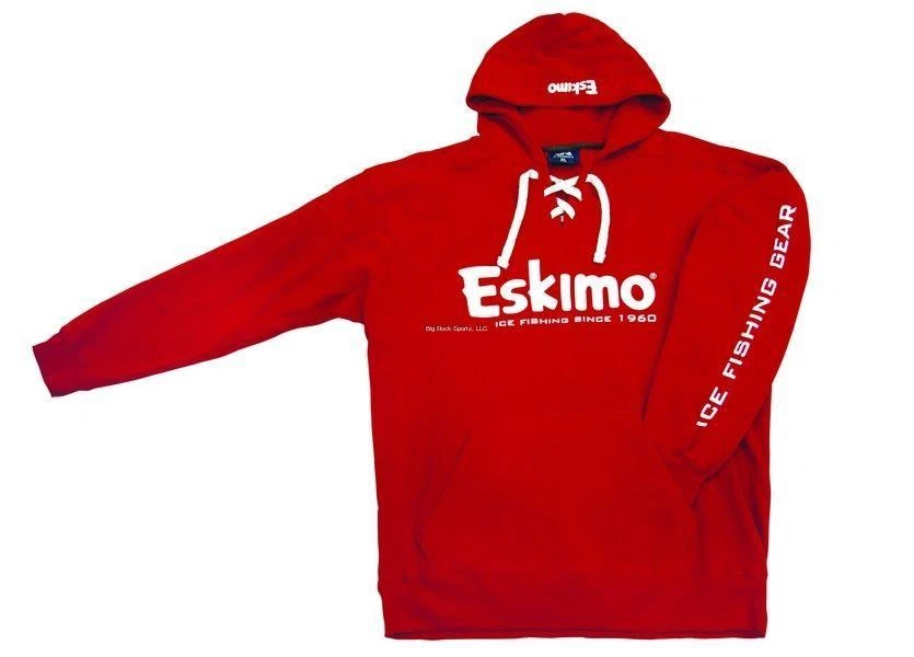 Eskimo Hockey Hoodie Ice Fishing Adult Women's Medium 19061 Cotton Blend NEW