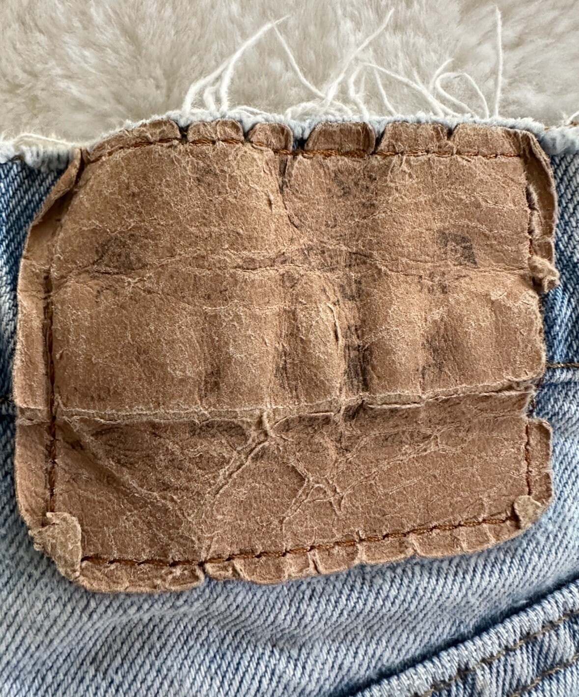 Vintage Levi’s  Patchwork Shorts - image 3