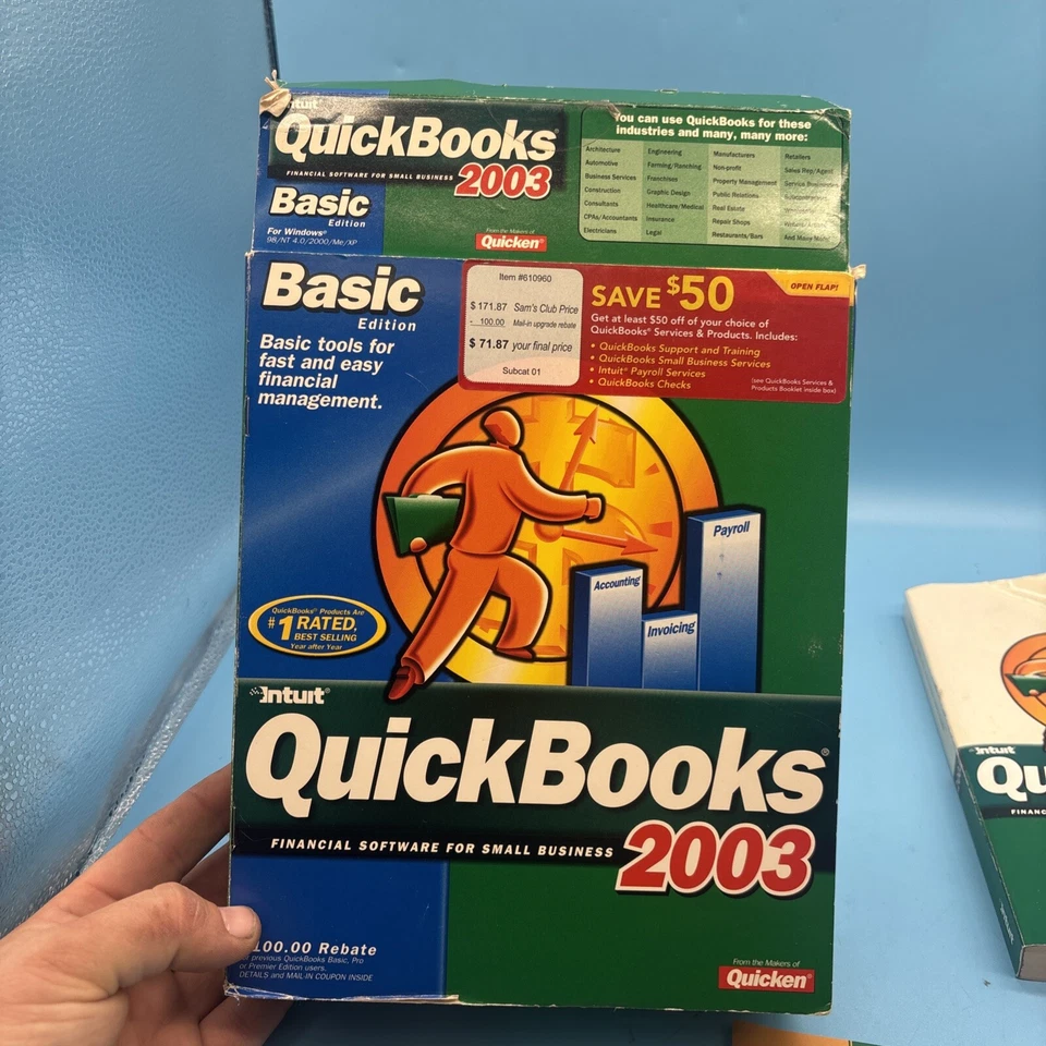 Intuit QuickBooks Basic 2003 With License For Windows 98/NT 4.0/2000/ME/XP Key - Image 3 of 4