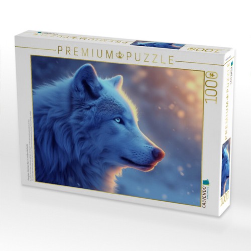 CALVENDO Puzzle Frostglanz: Das klare Blau im weißen Wolfslicht | 1000 Teile Leg - Bild 2 von 4