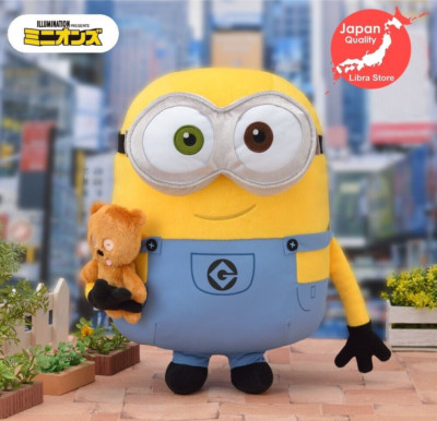 RARE Minions Giga Jumbo BIG Plush doll Bob with Tim ver. Exclusive to JAPAN 18in