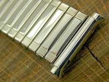 NOS JB Champion Vintage Stainless Steel Expansion Watch Band 17.5mm-21mm Unused