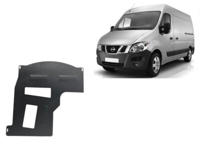 Stahl Unterfahrschutz für Motor Katalysator/cat lock Nissan NV400- (2010-2021)