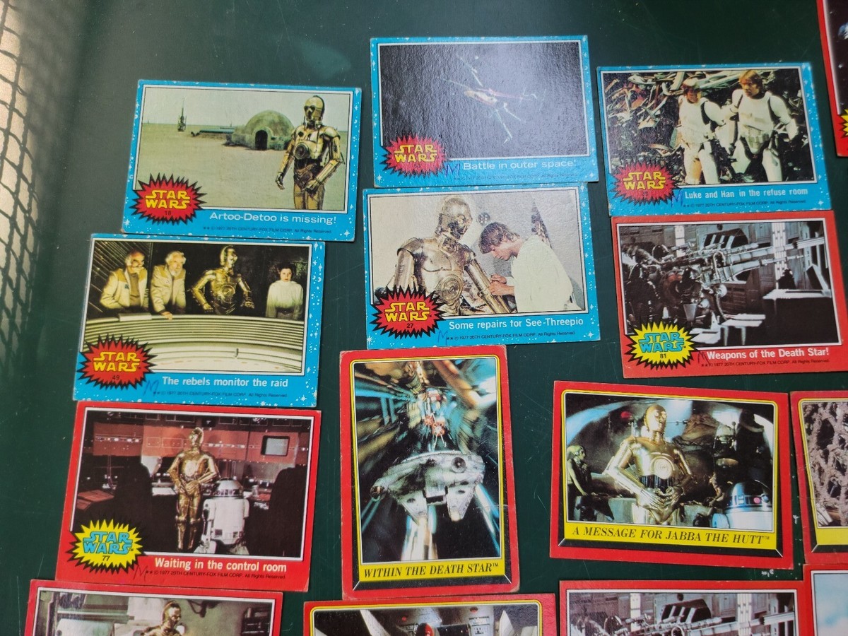 希少　1977年　スターウォーズ　ブロマイド　カード　28枚　アタリ TOPPS STAR WARS TOPPS Rare 1977 Card Designs - All Graded Gem Mint