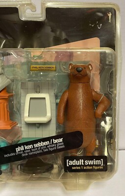 ゾルメン 泥玩具 バードマン THE BIRDMAN ソフビ フィギュア HARVEY BIRDMAN Action Figures ADULT SWIM Phil Ken Sebben BEAR