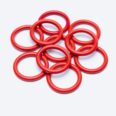 4pcs 2.62mm wire diameter 55.25-88.57mm OD Red o-ring Silica gel seal circle