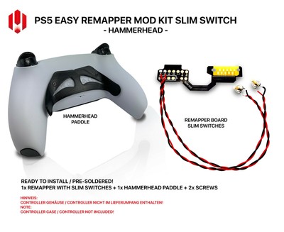 Easy Remapper BDM-010 - V1 für PS5 Controller | PADDLE MOD KIT SETS SLIM