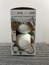 Love Beauty and Planet Coconut Water Mimosa Flower Bath Bomb 2 Count