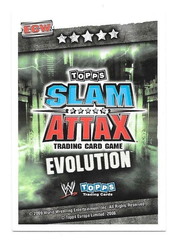 Carte - Catch Topps Slam Attax 2008 Evolution - ECW - Christian - Picture 2 of 2
