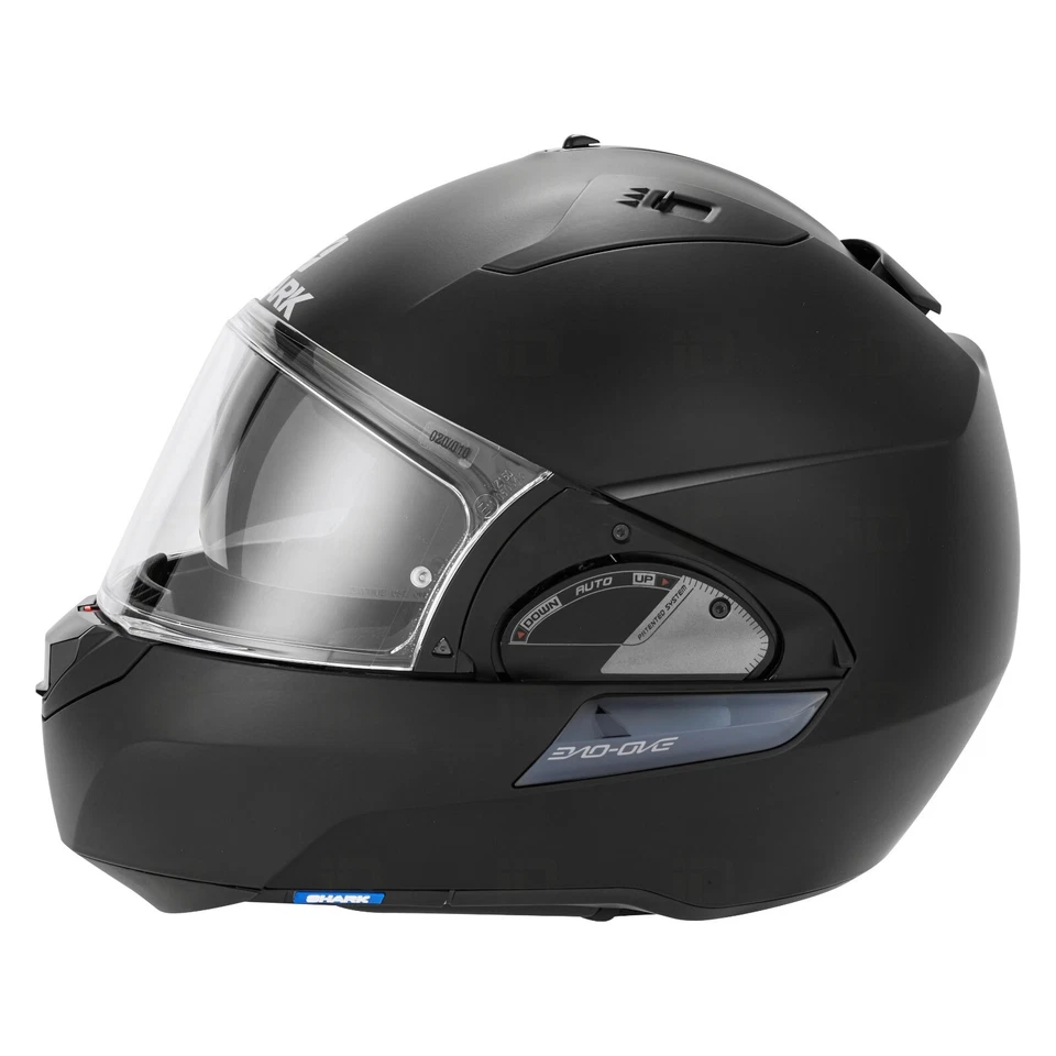 Casco de motocicleta modular Open Box Shark adultos EVO-One 2 negro mate - M Foto 3 de 4