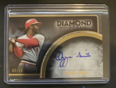 2023 Diamond Icons - Ozzie Smith Autograph #5/10 - Cardinals | eBay