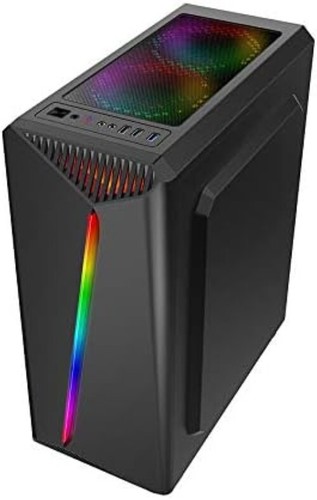 Compact Mid Tower with RGB Front Light and Tempered Glass - Customizable Cooling - Picture 9 of 13